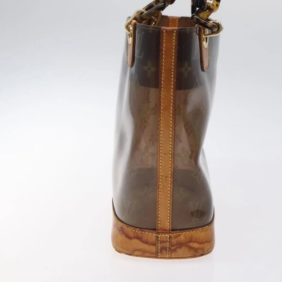 LOUIS VUITTON Monogram Vinyl Cava Amble PM Tote Bag Brown M92502 LV Auth bs25358 - Picture 4 of 14
